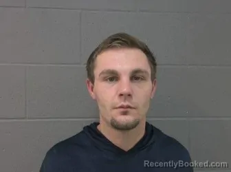 Mugshot of Trey Lane Medlin booked in Crawford County, Kansas on August 23, 2026