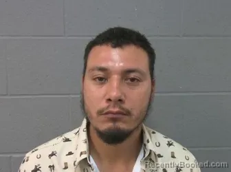 Mugshot of Weslin Yovelis Villatoro Villatoro booked in Crawford County, Kansas on August 23, 2026