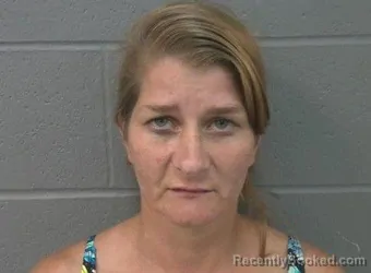 Mugshot of Lacy Dawn Hutson booked in Crawford County, Kansas on August 26, 2026