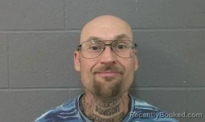 Mugshot of Christopher Dewayne Davenport booked in Crawford County, Kansas on September 23, 2026