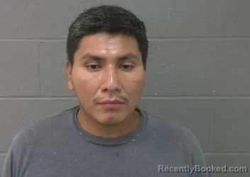 Mugshot of Luis Alfredo Gomez Guinac booked in Crawford County, Kansas on October 2, 2026