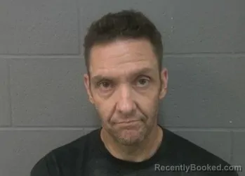 Mugshot of James Arron Hensley booked in Crawford County, Kansas on October 8, 2026