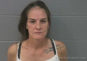 Mugshot of Jama Ann Burkhardt booked in Crawford County, Kansas on October 18, 2026