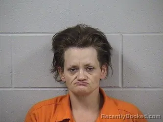 Mugshot of AMANDA DAWN BROWN booked in Dickinson County, Kansas on June 9, 2026