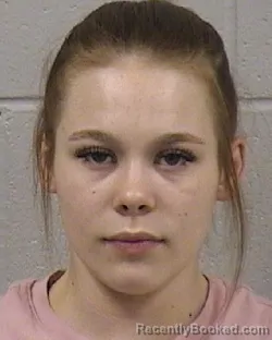 Mugshot of AUBREE ANN COOPER booked in Dickinson County, Kansas on March 22, 2026