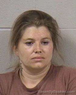 Mugshot of April Nichole Price booked in Dickinson County, Kansas on September 18, 2026