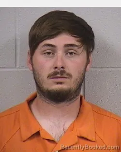 Mugshot of CALEB PAUL BURT booked in Dickinson County, Kansas on April 21, 2026