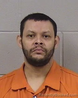 Mugshot of DANIEL ROMAN booked in Dickinson County, Kansas on July 9, 2026