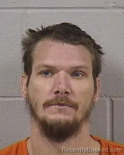 Mugshot of Justin Lee Doering booked in Dickinson County, Kansas on October 14, 2026