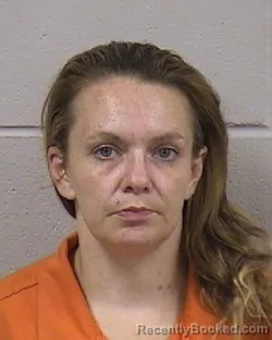 Mugshot of TABATHA MICHELLE HORTON booked in Dickinson County, Kansas on July 10, 2026