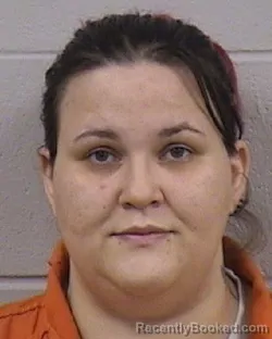 Mugshot of Trazen Trinity Katharina Mcdonald booked in Dickinson County, Kansas on October 20, 2026