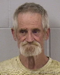 Mugshot of WILLIAM HENRY RHODES booked in Dickinson County, Kansas on May 18, 2026