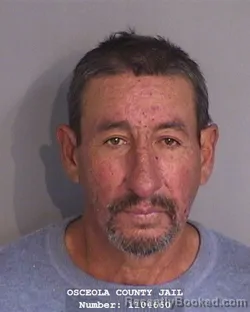 Mugshot of MIGUEL MARTINEZ booked in Osceola County, Florida on April 25, 2026