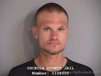 Mugshot of JACOB RILEY CULLENY booked in Osceola County, Florida on June 24, 2026