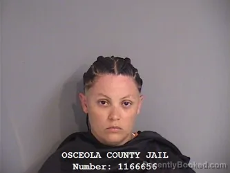 Mugshot of NINOSHKA JANICE CRUZ-RODRIGUEZ booked in Osceola County, Florida on June 22, 2026