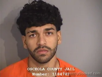 Mugshot of NICOLAS RENGIFO booked in Osceola County, Florida on April 4, 2026