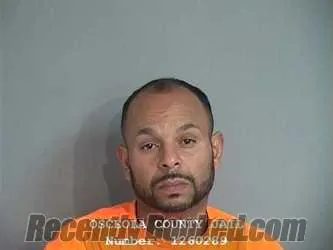Mugshot of ARNALDO LUIS PABON-TORRES booked in Osceola County, Florida on August 4, 2026