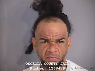 Mugshot of NESTOR OMAR RIOS-RODRIGUEZ booked in Osceola County, Florida on July 1, 2026