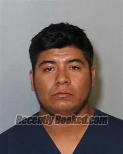 Mugshot of Maynor Gutierrez-Roblero booked in Osceola County, Florida on August 14, 2026