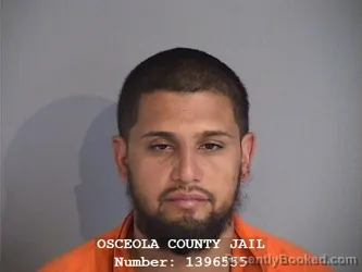 Mugshot of GUELMER JEAN-PIERRE ESCOBAR booked in Osceola County, Florida on April 8, 2026