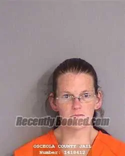 Booking photo from Osceola County, Florida