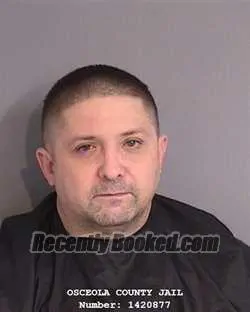 Mugshot of Ronald James Clark booked in Osceola County, Florida on September 24, 2026