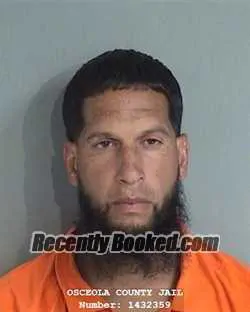 Mugshot of Osvaldo Cruz booked in Osceola County, Florida on October 5, 2026