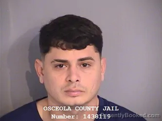 Booking photo from Osceola County, Florida