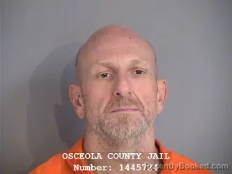 Mugshot of BRIAN MICHAEL RUBINO booked in Osceola County, Florida on June 8, 2026