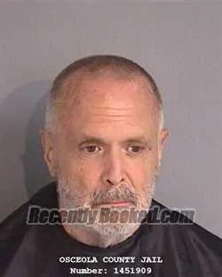 Mugshot of Ronald Paul Hoke booked in Osceola County, Florida on August 23, 2026