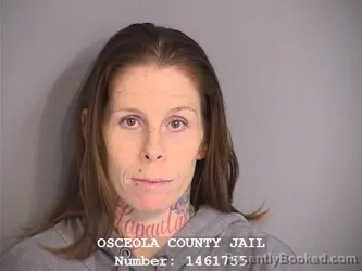 Mugshot of ALICIA ANNLOUISE SEYMOUR booked in Osceola County, Florida on May 16, 2026