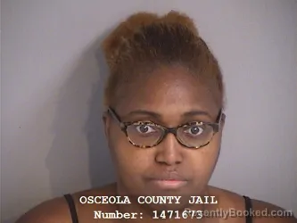 Mugshot of ANASTASIA DOMINIQUE-SIMON GIBBS booked in Osceola County, Florida on June 8, 2026