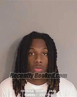 Booking photo from Osceola County, Florida