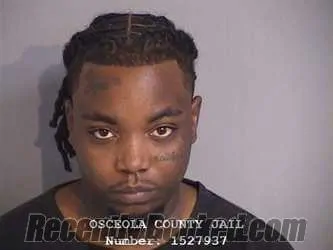 Booking photo from Osceola County, Florida