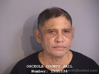 Booking photo from Osceola County, Florida