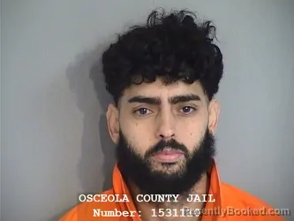 Booking photo from Osceola County, Florida