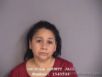 Mugshot of MIRKENIA MAYORGA-RIOS booked in Osceola County, Florida on April 4, 2026