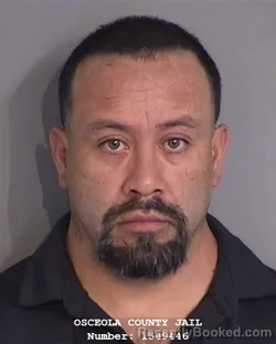 Mugshot of DANIEL ARTURO HERNANDEZ-JIMENEZ booked in Osceola County, Florida on April 25, 2026