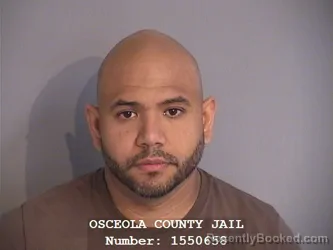 Mugshot of DANIEL ALEJANDRO SPEAR booked in Osceola County, Florida on May 3, 2026