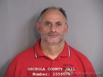 Mugshot of CRISTIANO JOSE DOSSANTOS booked in Osceola County, Florida on June 22, 2026
