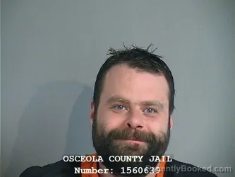 Mugshot of MATTHEW KYLE ADAMS booked in Osceola County, Florida on June 29, 2026