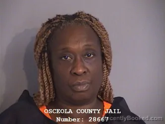 Mugshot of MIGNON DICOLE BOSTIC booked in Osceola County, Florida on May 8, 2026