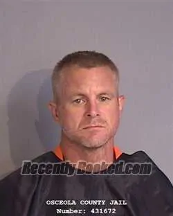 Mugshot of Nicholas Charles Fish booked in Osceola County, Florida on August 13, 2026
