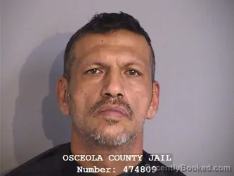 Booking photo from Osceola County, Florida