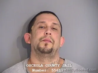 Booking photo from Osceola County, Florida