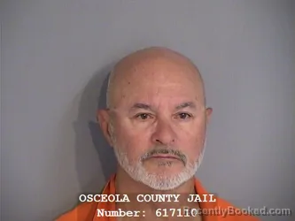 Mugshot of ANGEL MANUEL RAMOS-GOMEZ booked in Osceola County, Florida on April 22, 2026