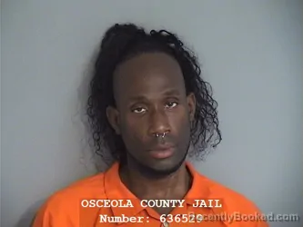 Mugshot of JEROME ISAAC CURRENCE booked in Osceola County, Florida on May 2, 2026