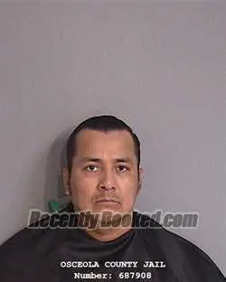 Booking photo from Osceola County, Florida