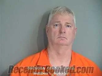 Mugshot of Shean Michael Galvin booked in Osceola County, Florida on August 3, 2026