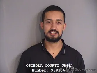 Mugshot of KEVIN DAVID GIRALDO booked in Osceola County, Florida on June 23, 2026